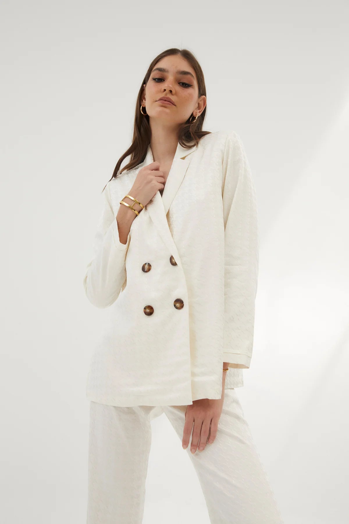 Chaqueta Icon pata de Gallo crudo Sophie and Lucie