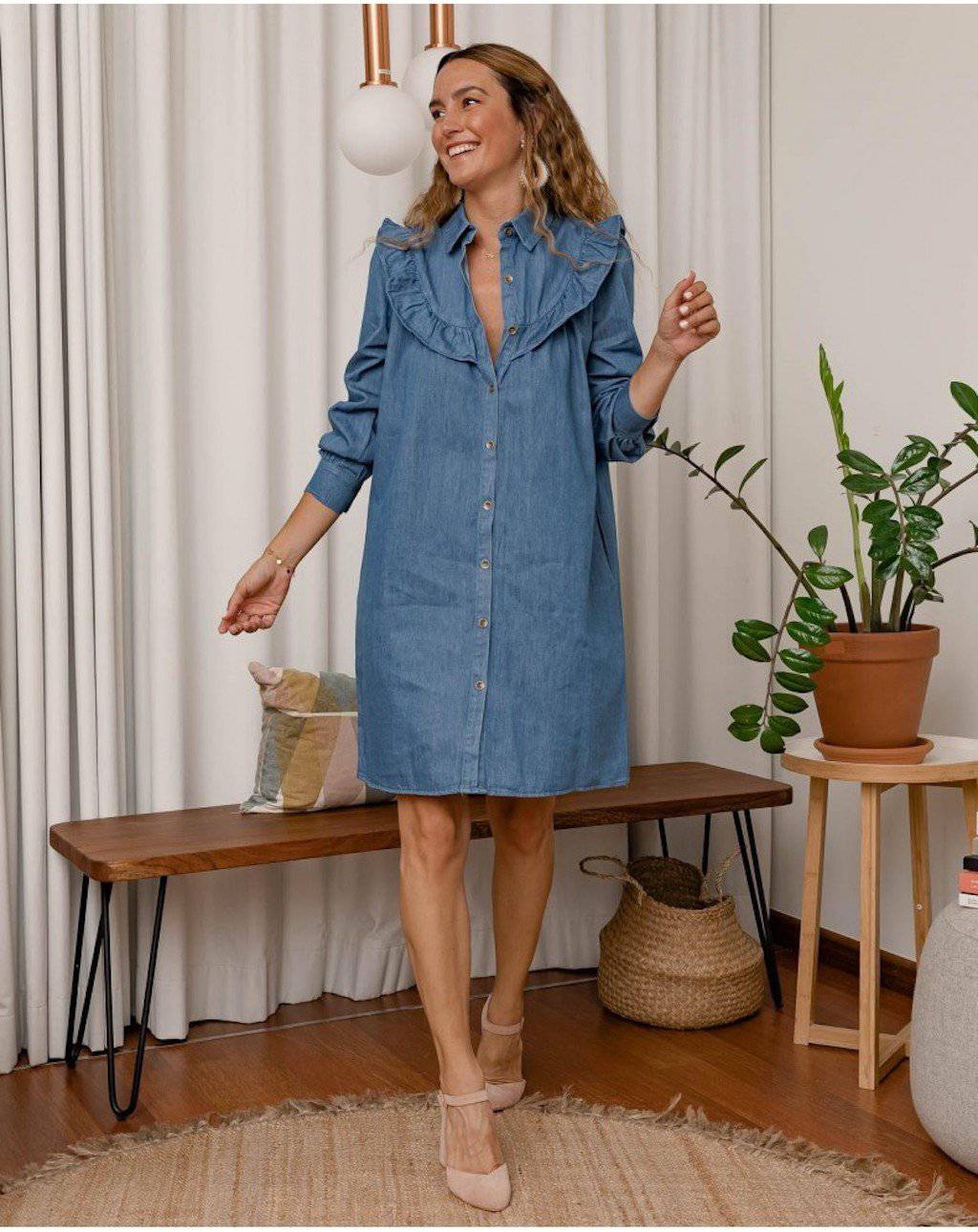 Vestido denim Cintia - Bayolo Concept Store