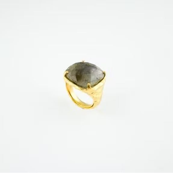 Anillo Puraana Ónix Negro Tiahra