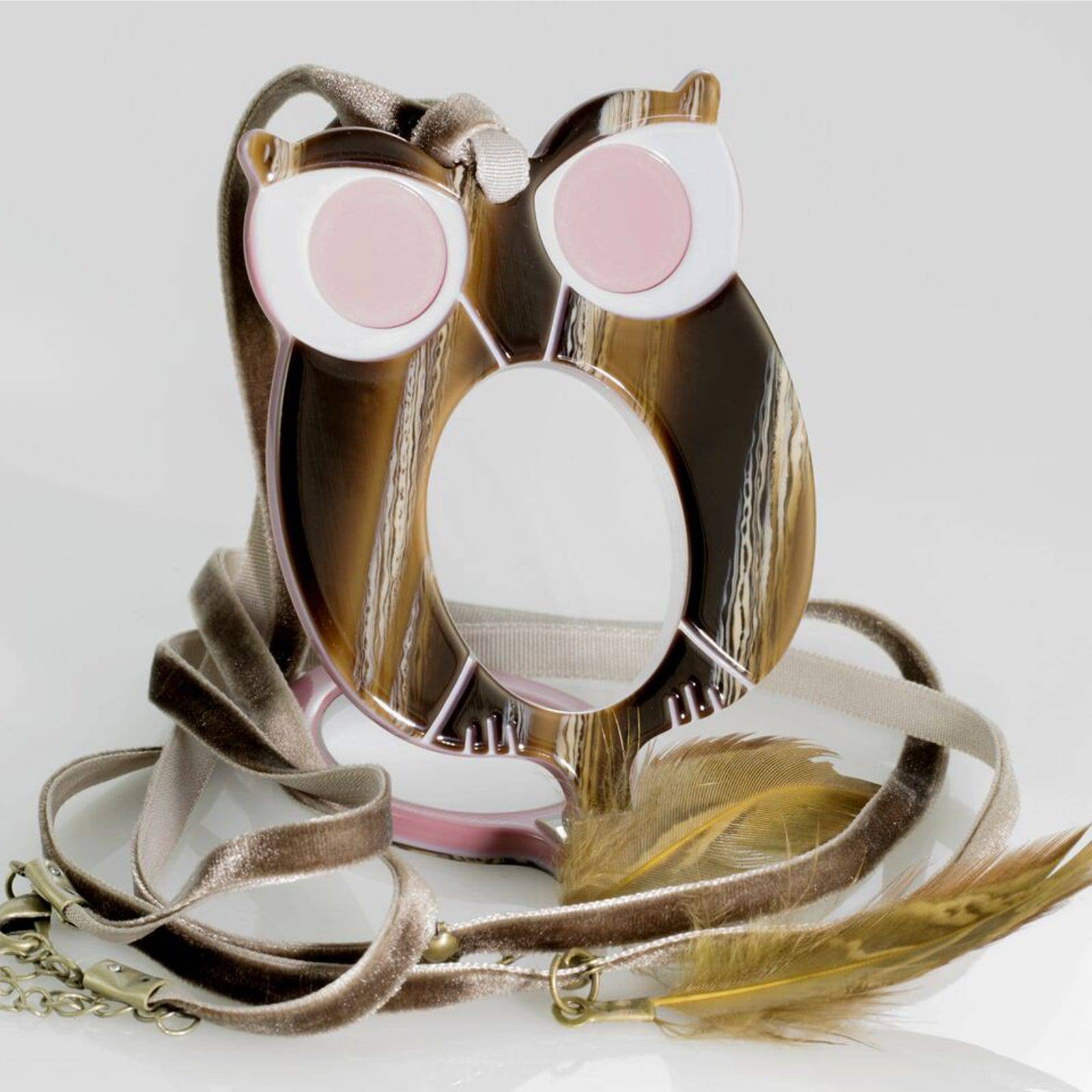 Medallón Buho Rosa - Bayolo Concept Store