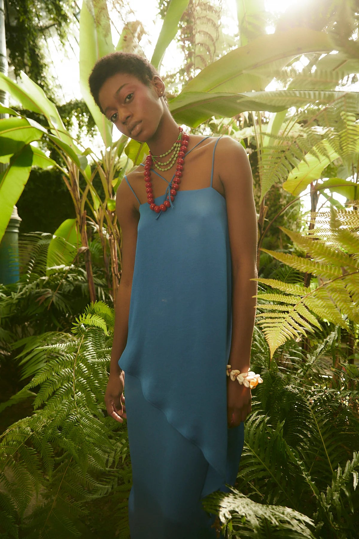 VESTIDO CINTAS SETBON AZUL SOPHIE AND LUCIE