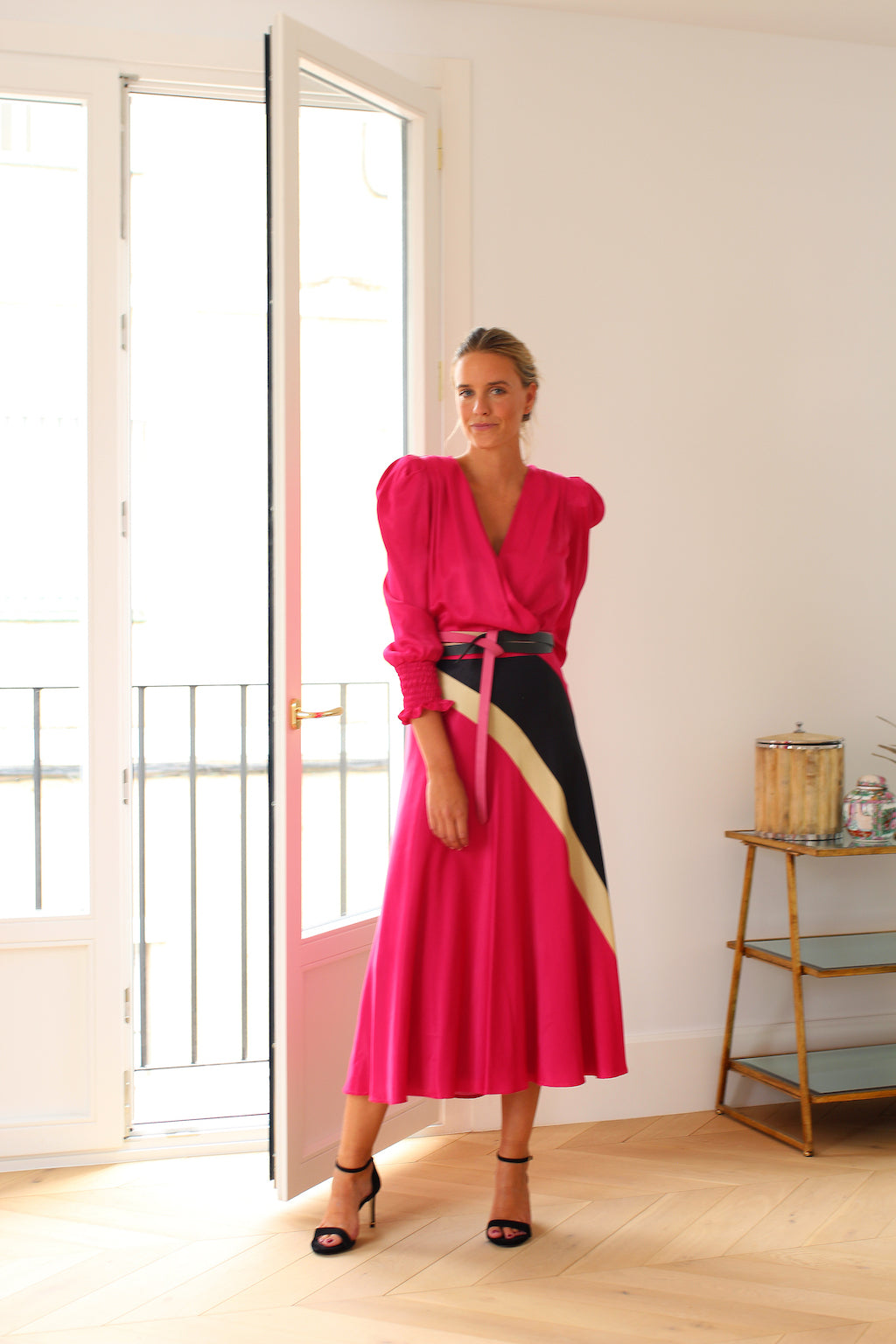 Camisa Izan fucsia
