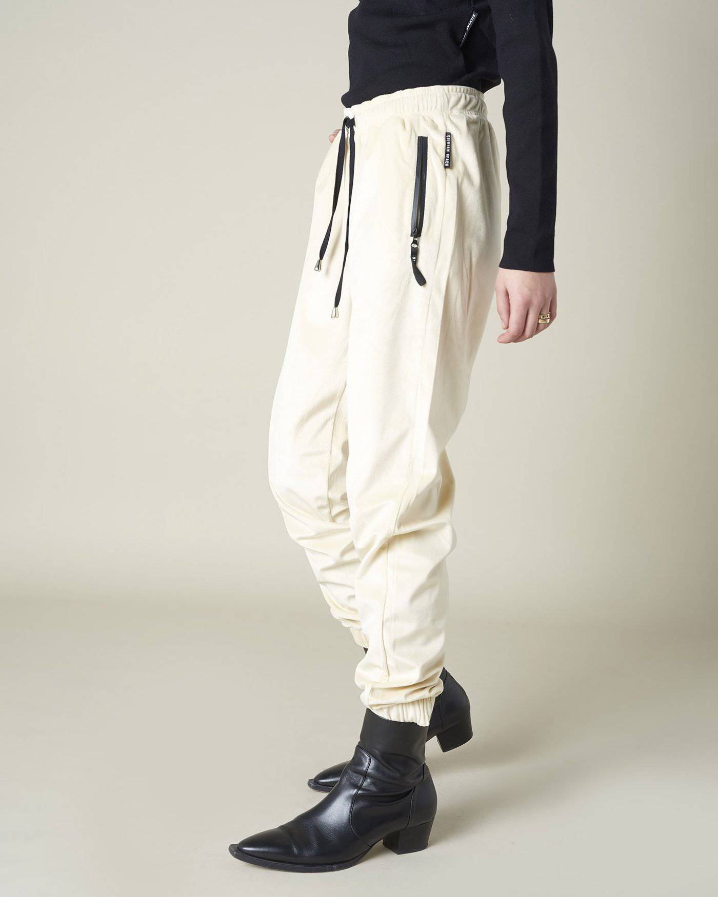 SPORT TROUSERS WITH CONTRASTING COLOR LACES SILVIAN HEACH - Bayolo Concept Store