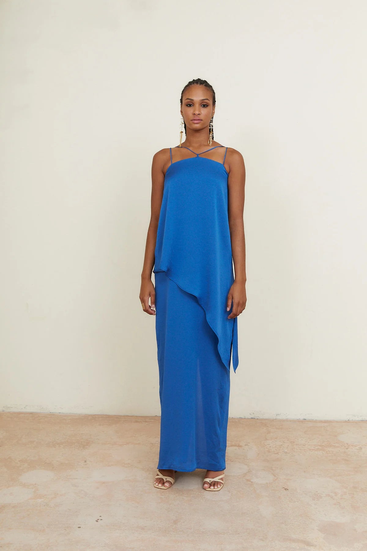 VESTIDO CINTAS SETBON AZUL SOPHIE AND LUCIE