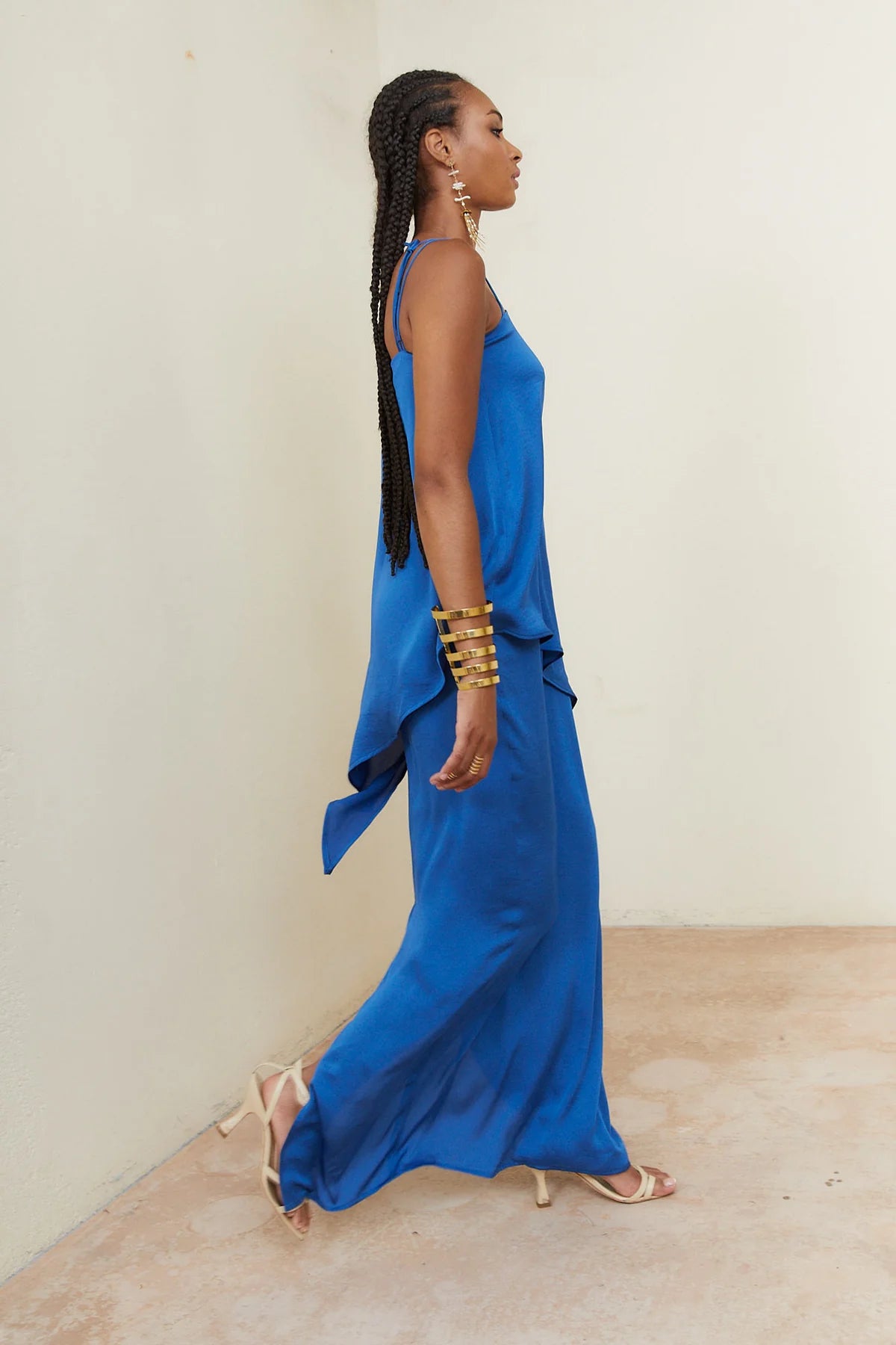 VESTIDO CINTAS SETBON AZUL SOPHIE AND LUCIE