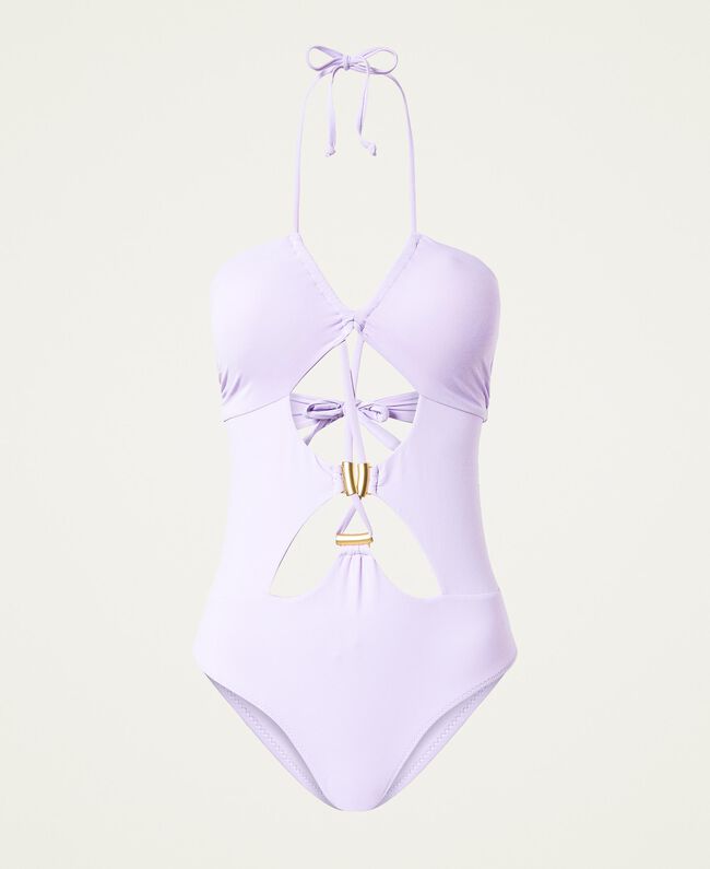 Bañador lila pastel Twinset