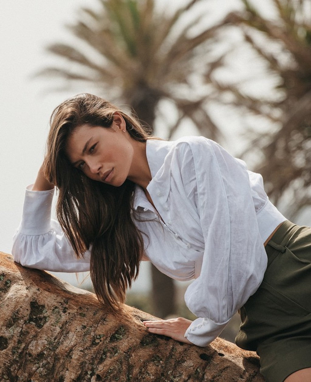 Crop top mangas abullonadas Imiloa