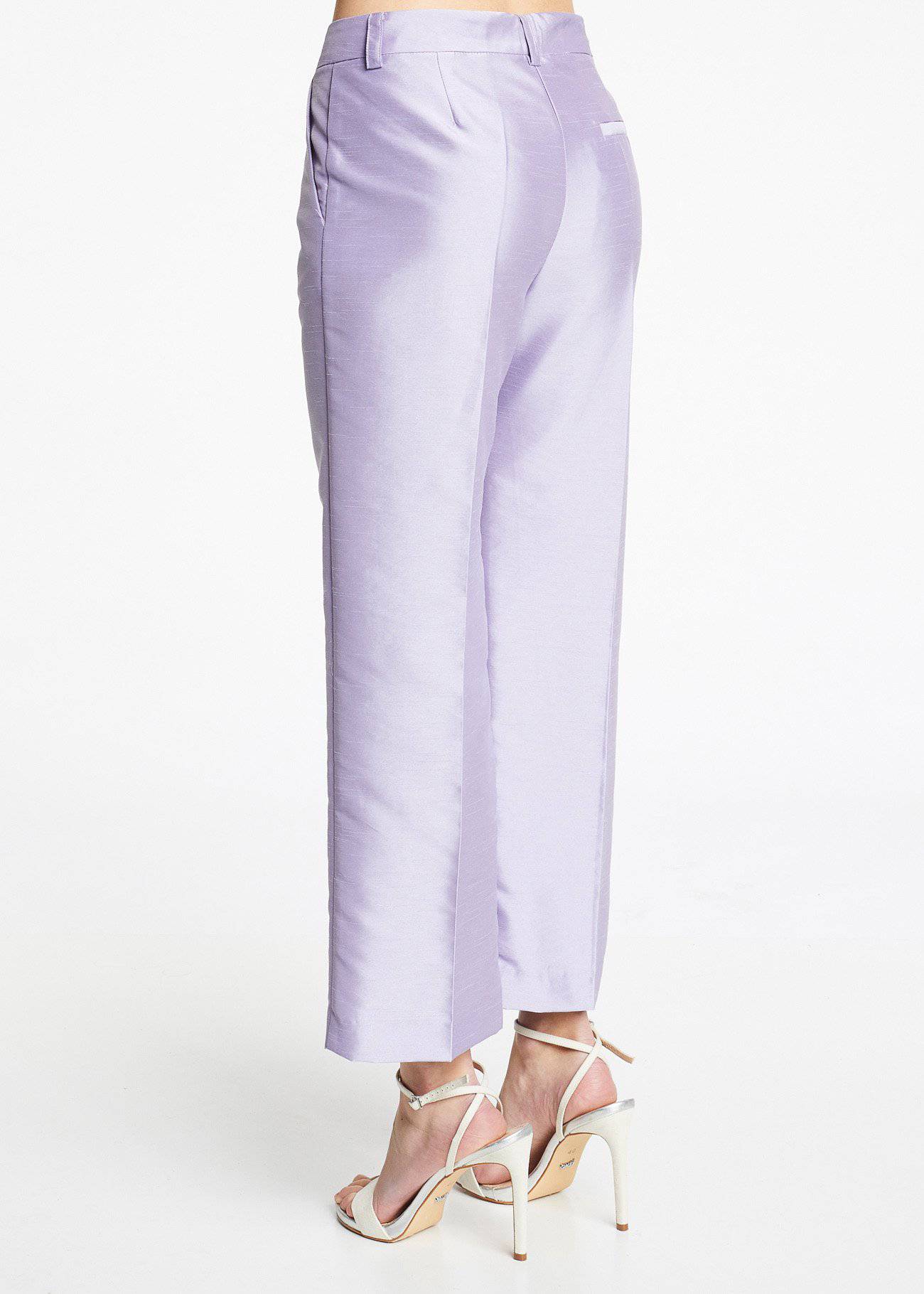 Pantalón smoking tobillero brillante Denny Rose - Bayolo Concept Store