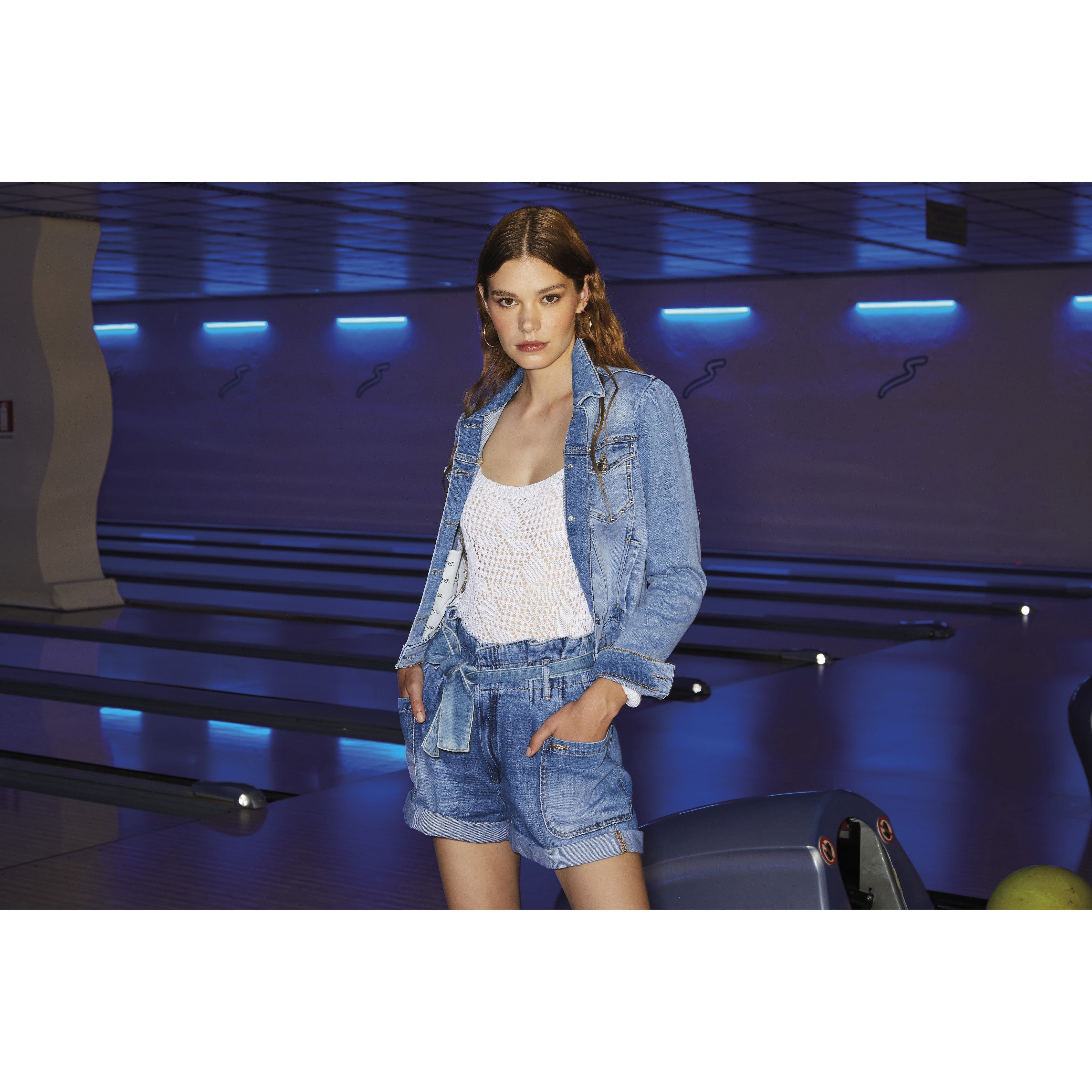Top manga larga hombros fruncidos Denny Rose - Bayolo Concept Store