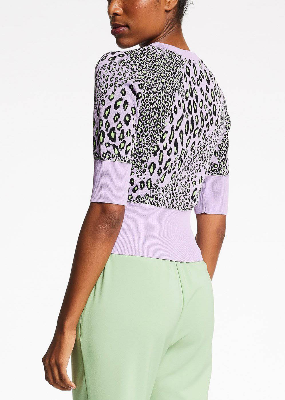 Top punto estampado leopardo Denny Rose - Bayolo Concept Store