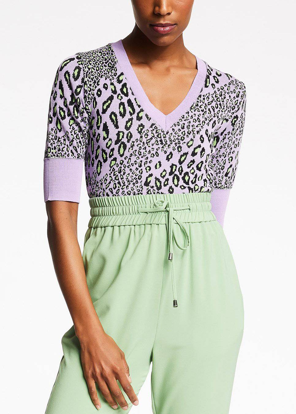 Top punto estampado leopardo Denny Rose - Bayolo Concept Store