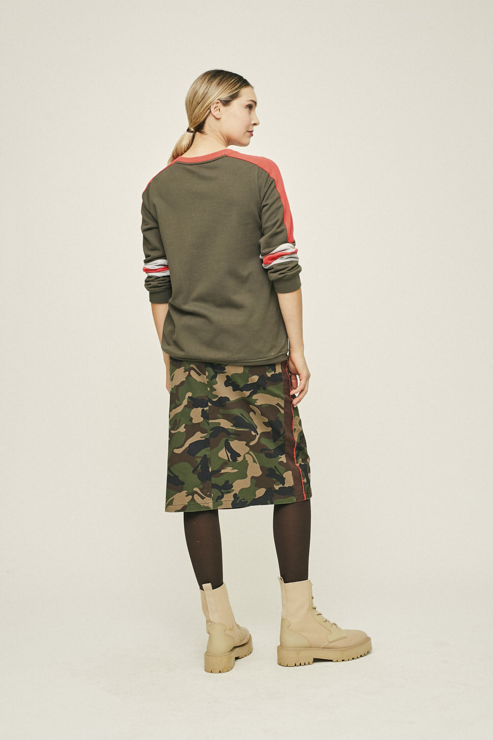 Falda Kenia camuflaje Poupee Chic by Mercedes de Miguel