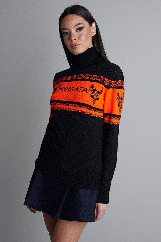 Mangata jersey negro y naranja - Bayolo Concept Store
