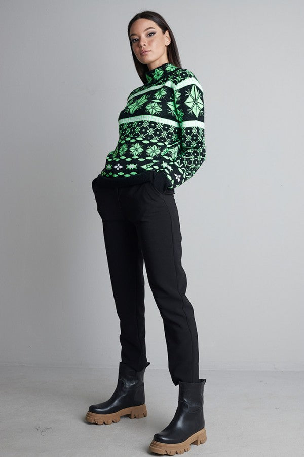 Pantalón tipo sastre negro Mangata