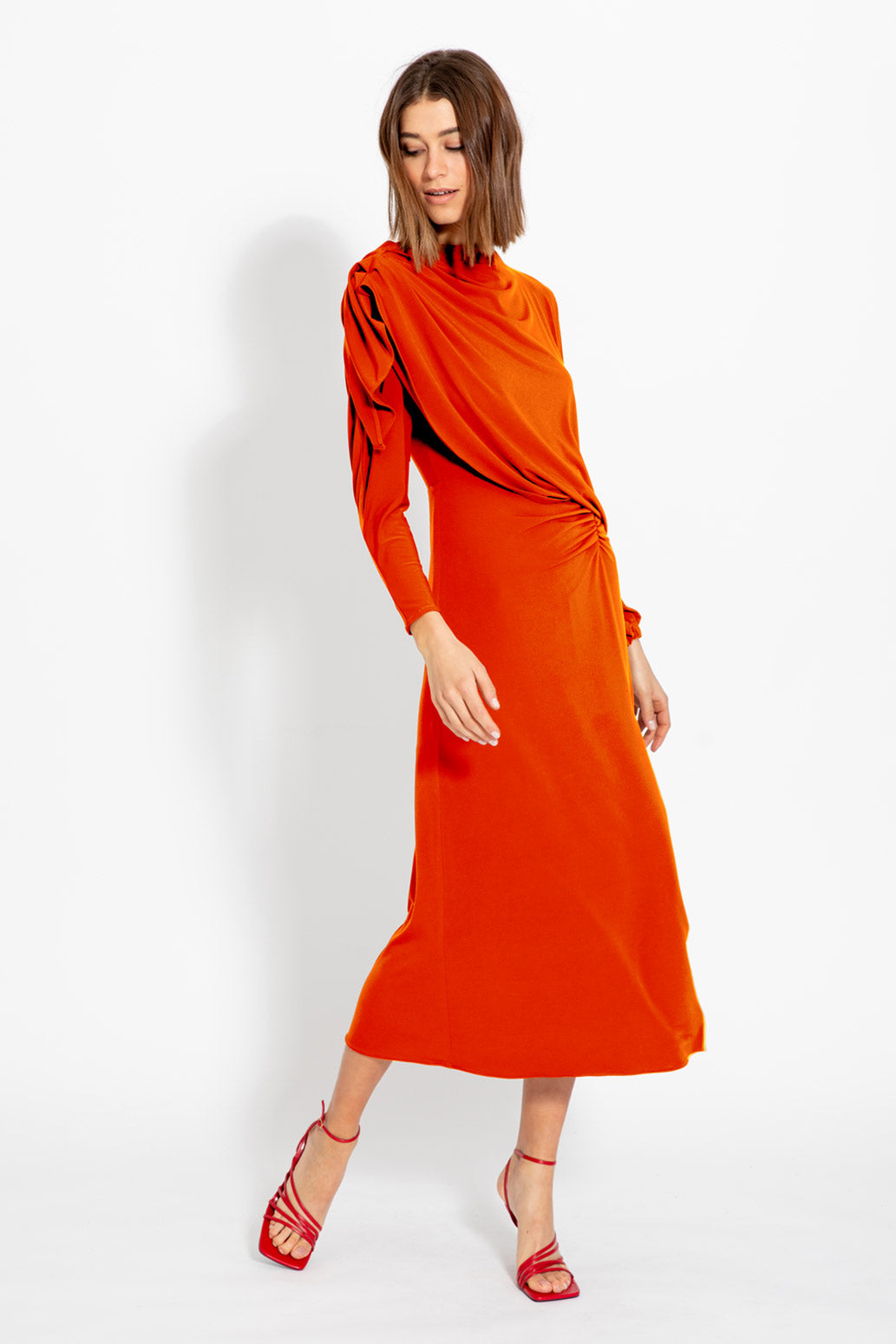 Vestido Saru caldera COLOUR NUDE