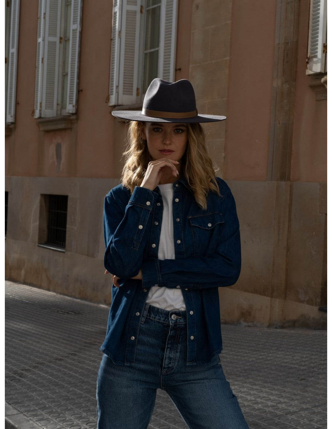 Sombrero de fieltro Nevada estilo Fedora Raceau - Bayolo Concept Store