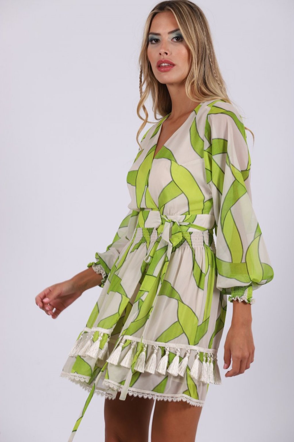 Vestido borlones Carmen Horneros