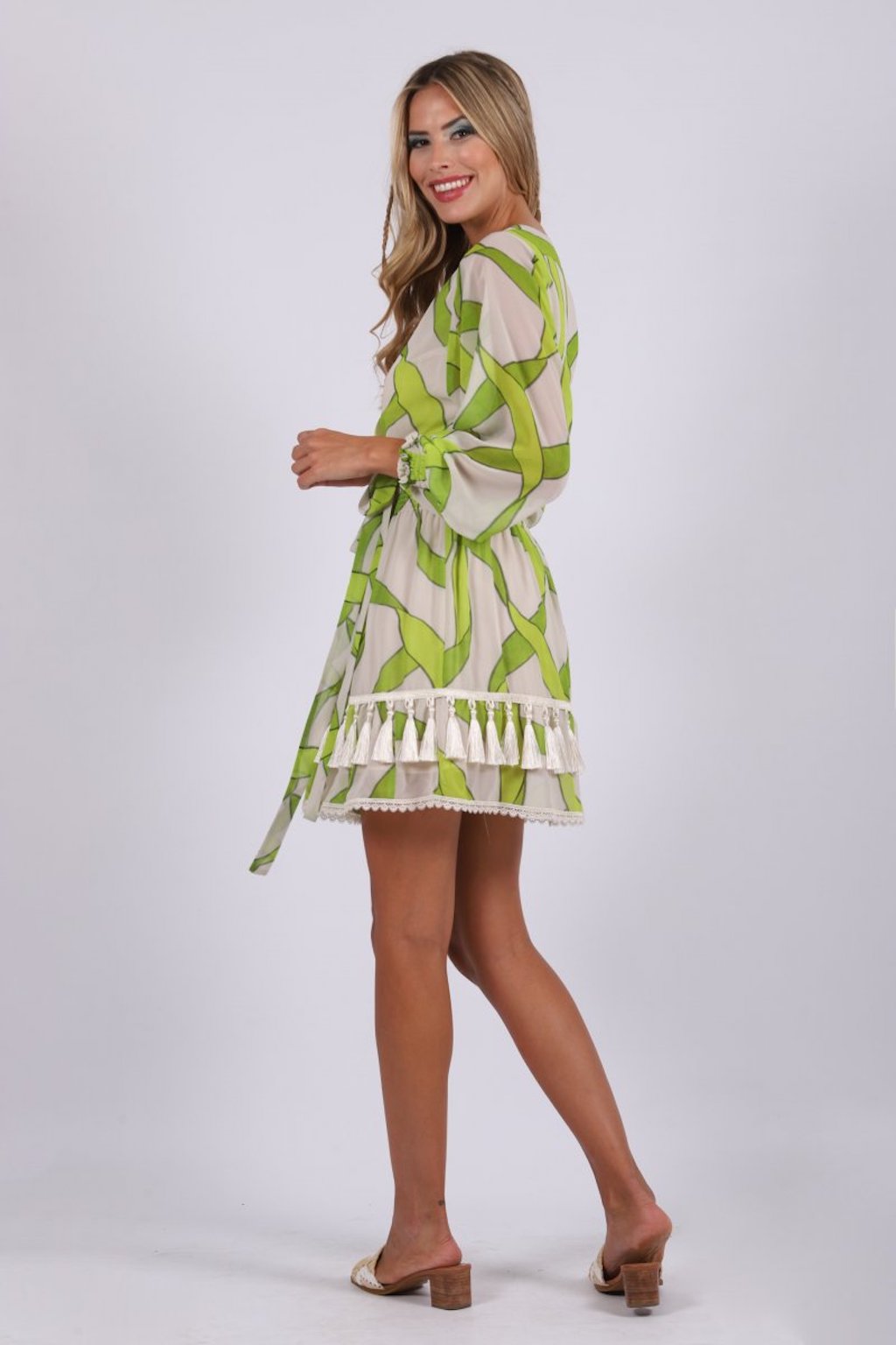 Vestido borlones Carmen Horneros
