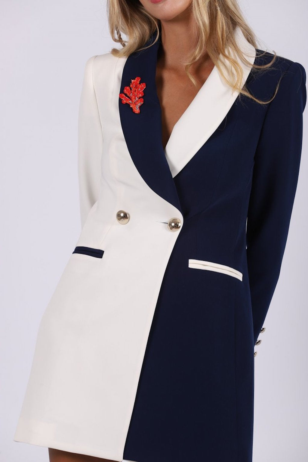 Vestido Levita Bicolor Carmen Horneros