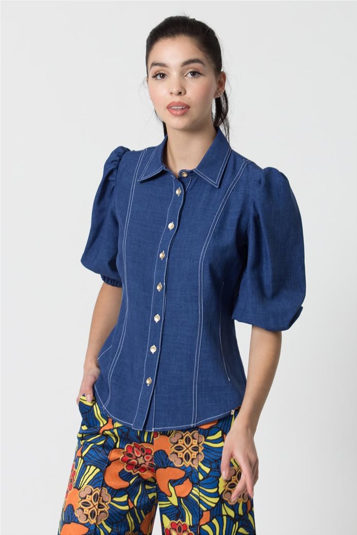 Camisa Kocca Rivara Azul para Mujer