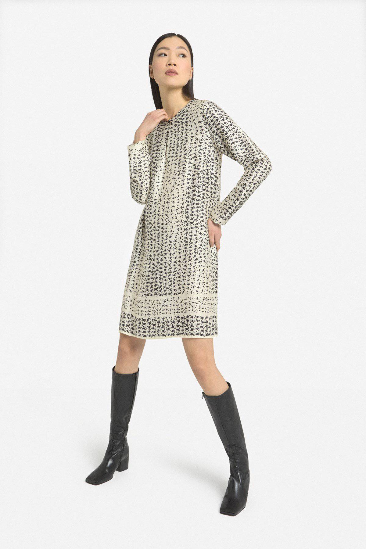 Vestido mini de viscosa estampada Ottod´ame - Bayolo Concept Store