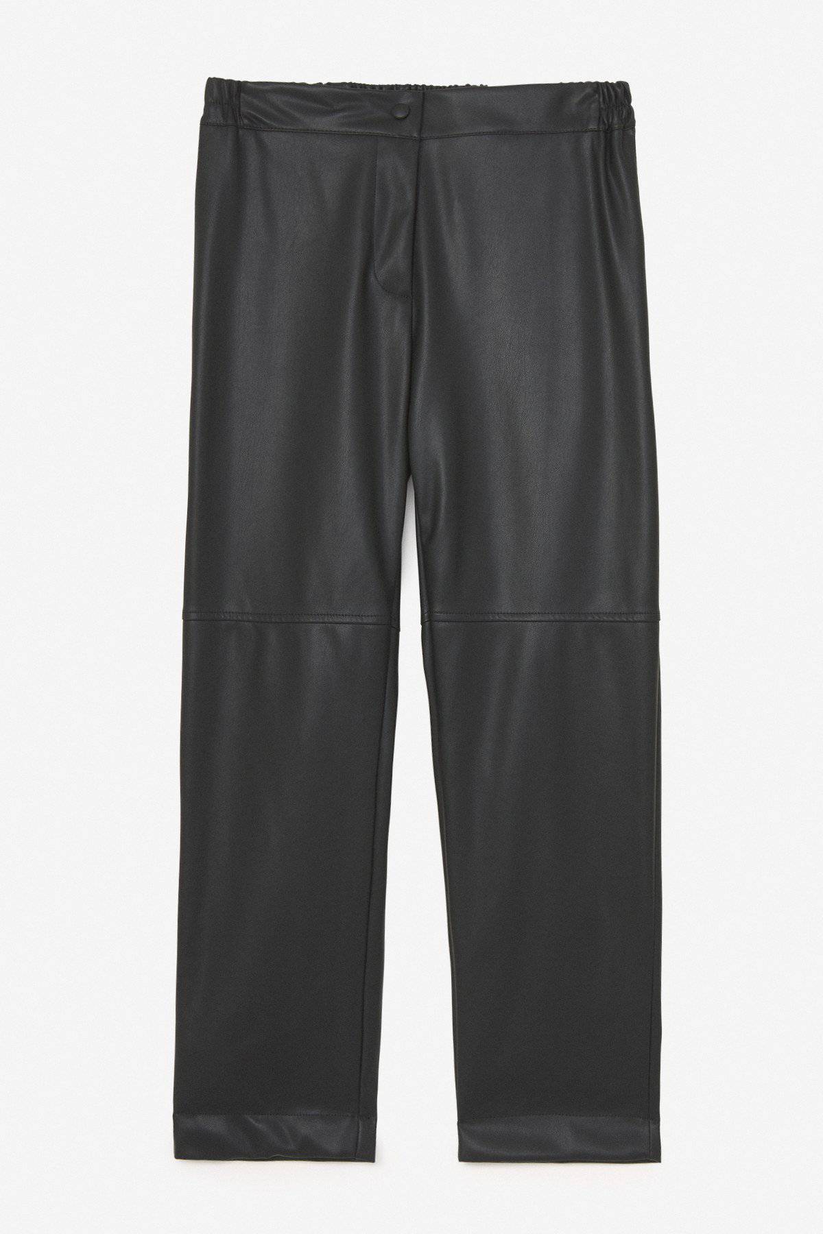 Pantalón ecopiel negro DP8928 Ottod´ame - Bayolo Concept Store