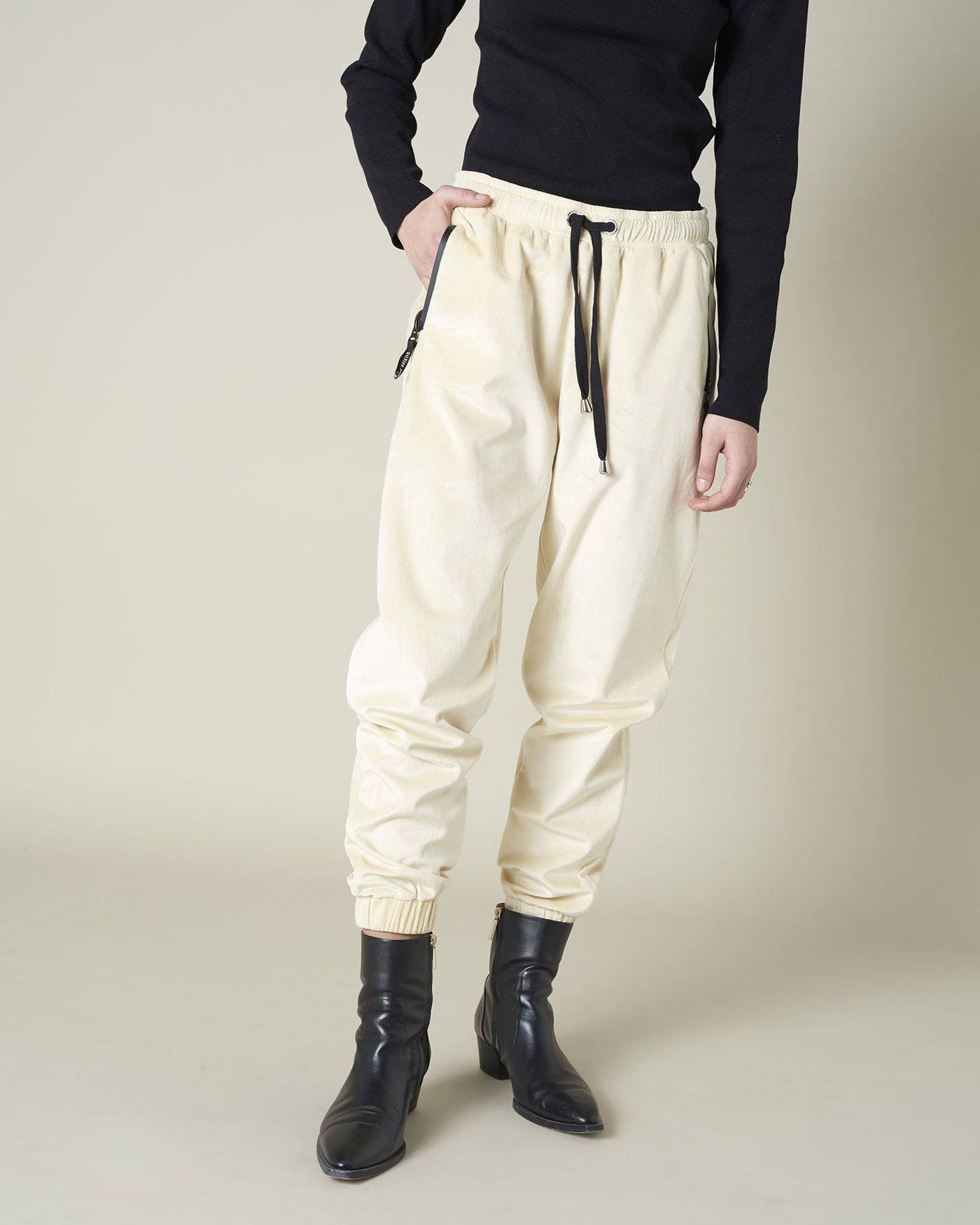 SPORT TROUSERS WITH CONTRASTING COLOR LACES SILVIAN HEACH - Bayolo Concept Store