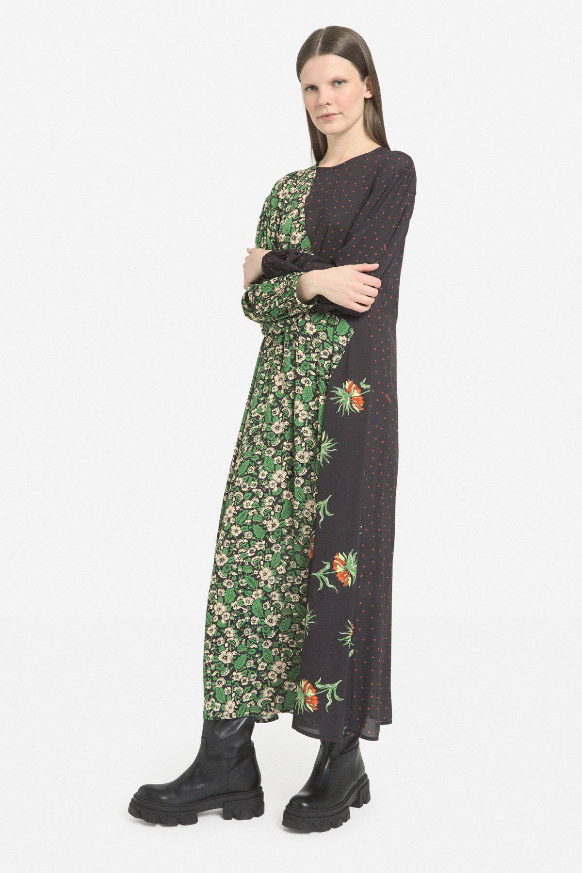 Vestido largo lunares y flores Ottod´ame - Bayolo Concept Store