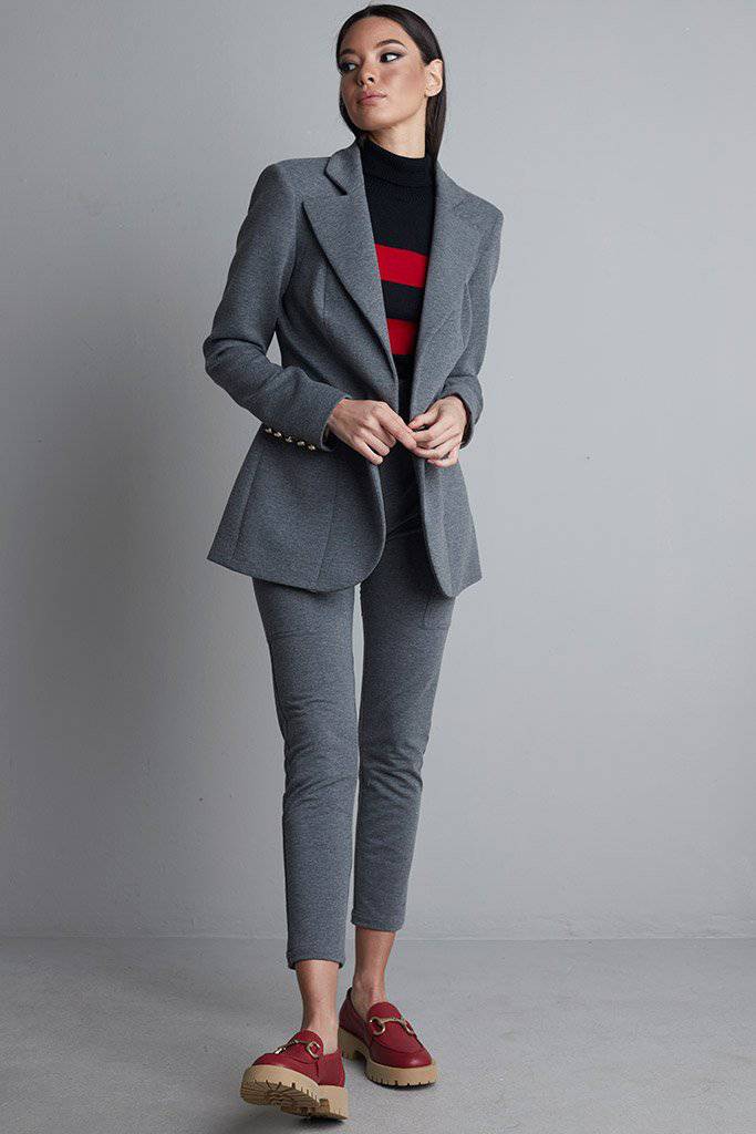 Pantalón felpa gris - Bayolo Concept Store